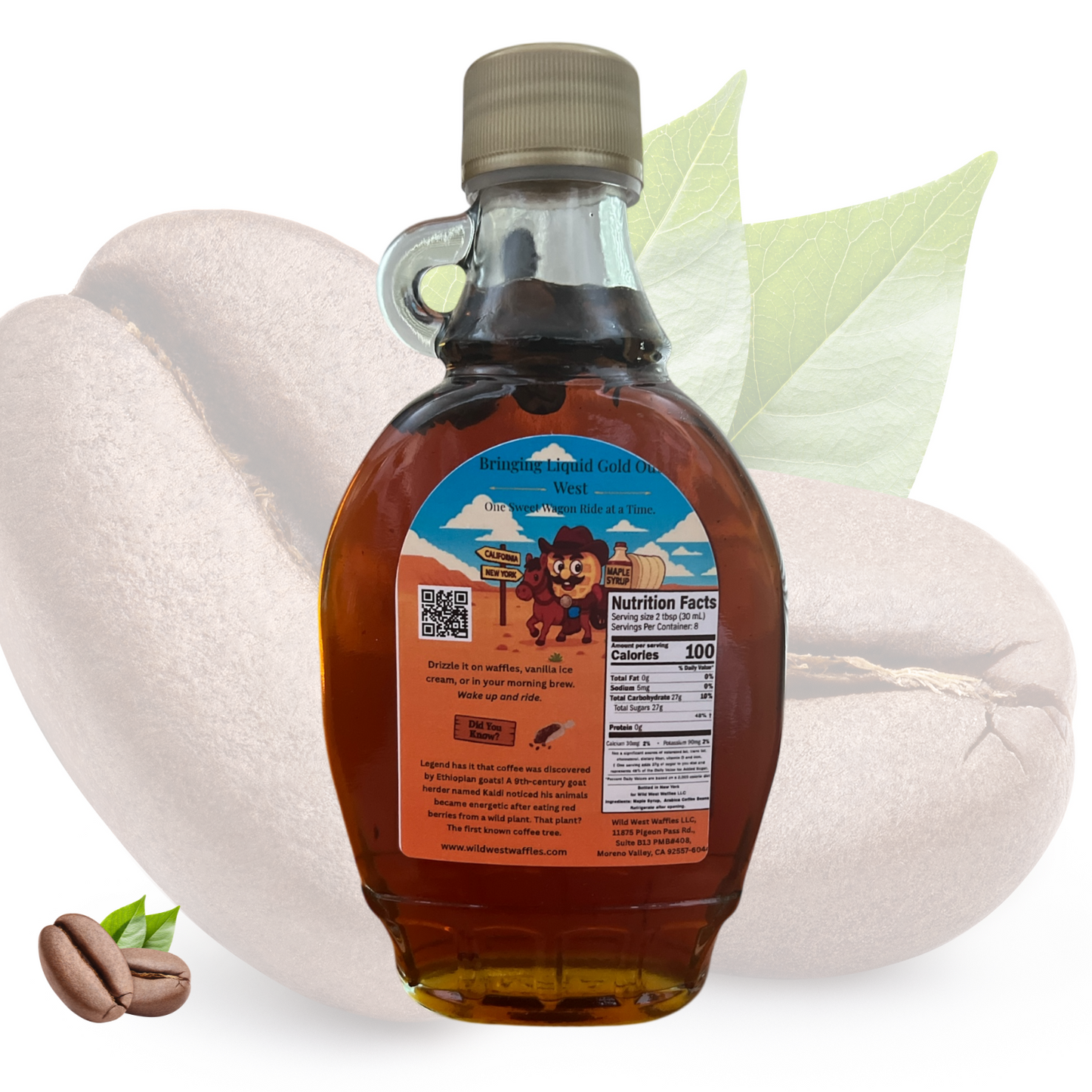 Wild West Waffles Coffee Infused Maple Syrup
