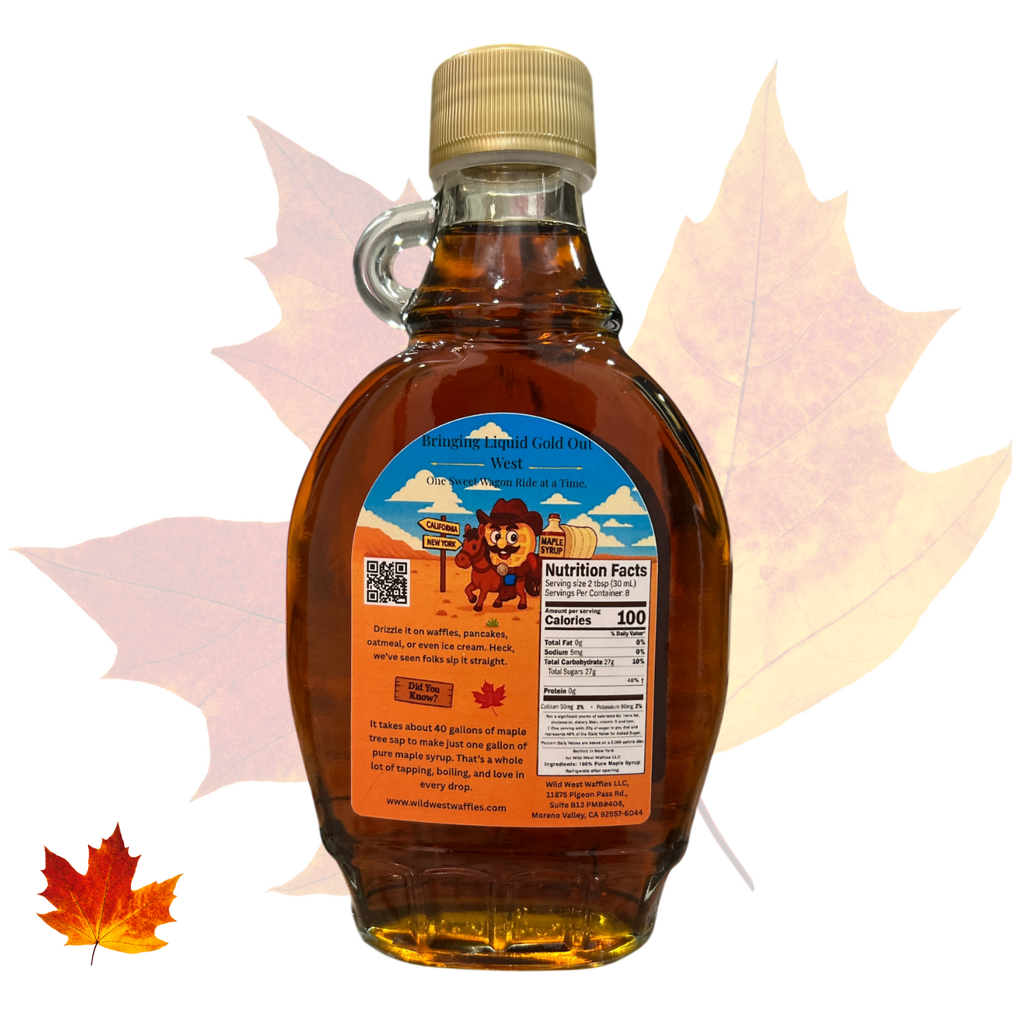 Wild West Waffles Pure Maple Syrup