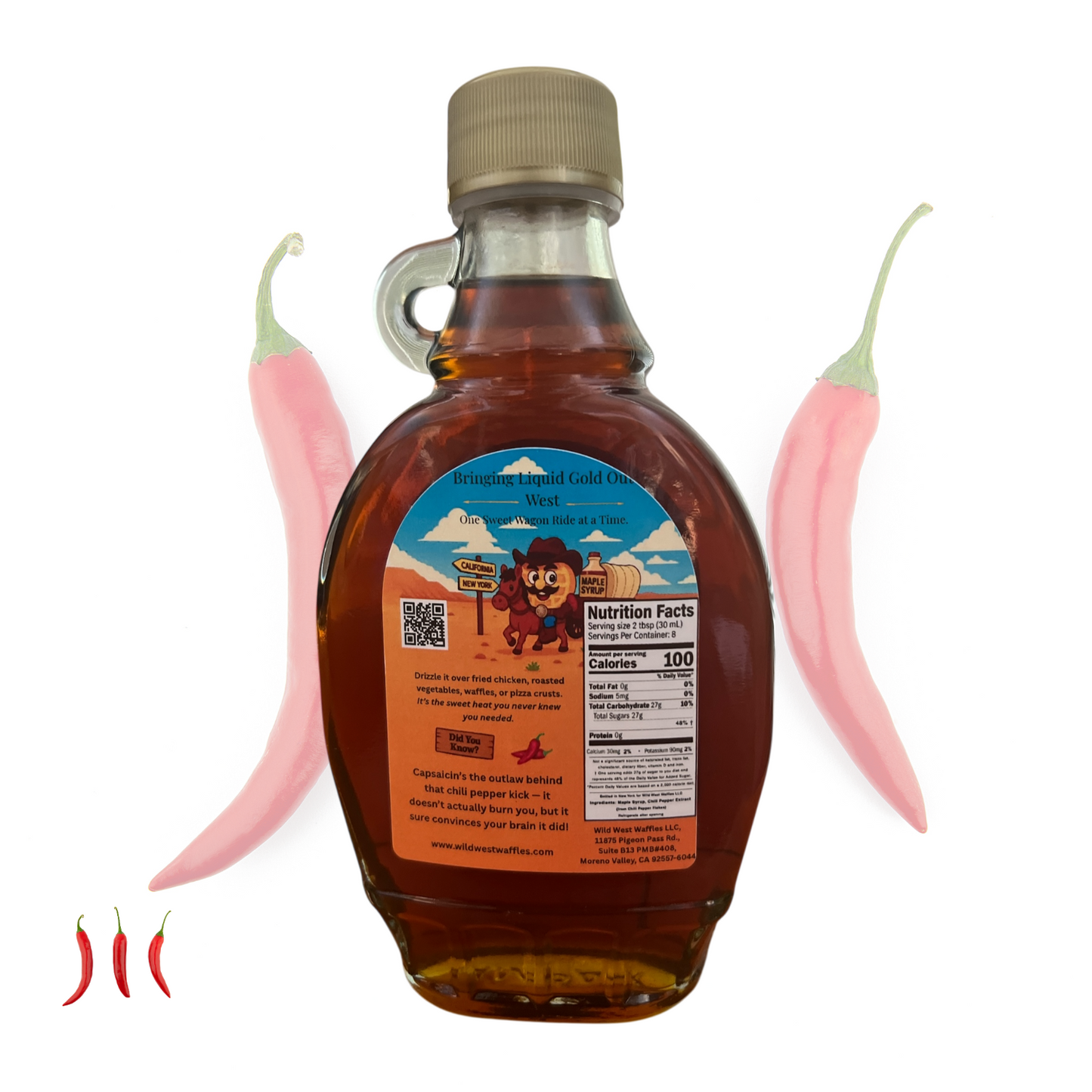 Wild West Waffles Hot Maple Syrup